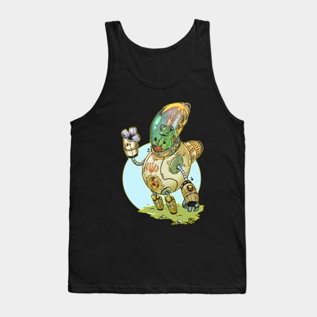 Enchanted frog king mecha Tank Top by INKSPACE